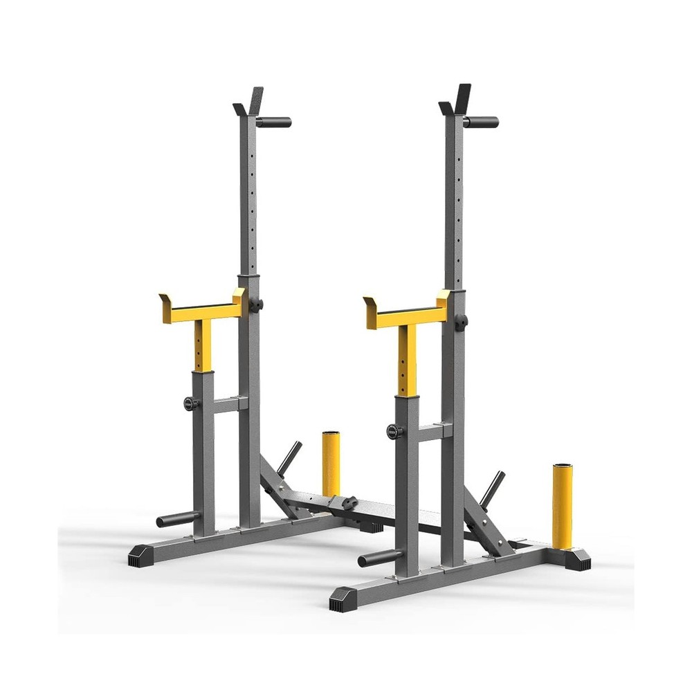 Adjustable Squat Rack,Multi-Function Barbell Rack for Weight Lifting and Home...