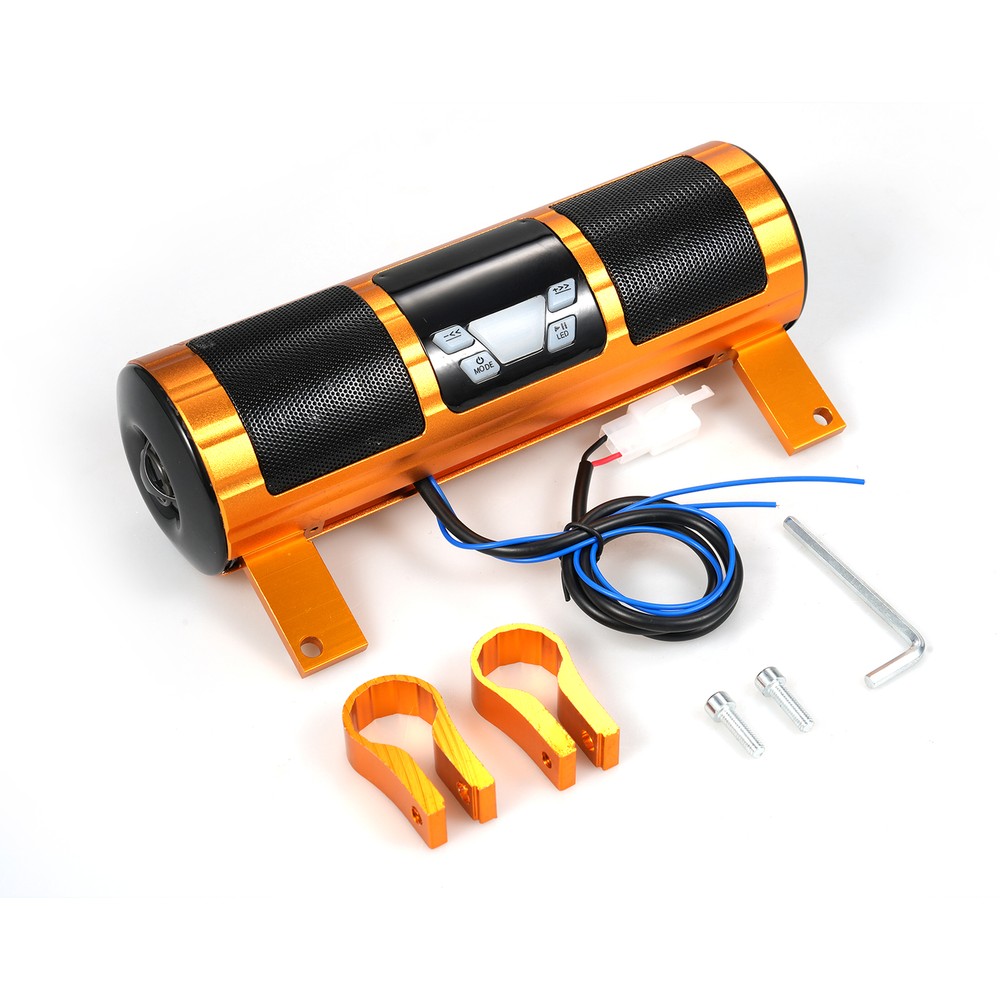 Motorcycle Stereo Speaker, Waterproof MP3 Player Audio S2I2