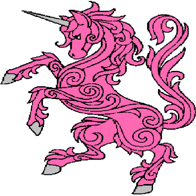 30 Custom Pink Unicorn Personalized Address Labels