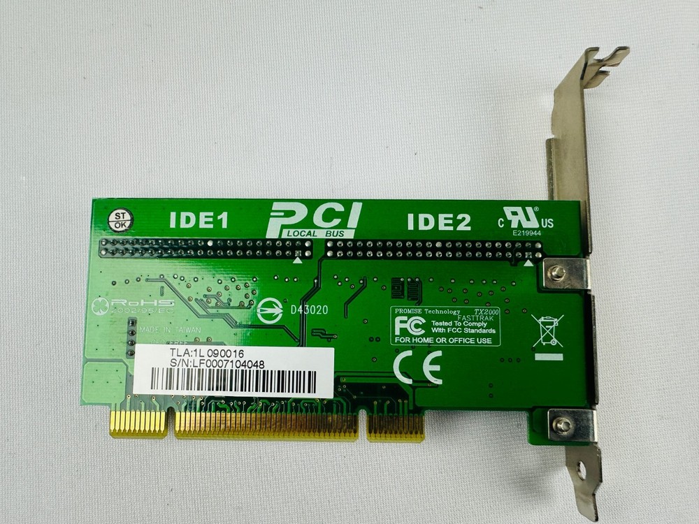 Promise Technology FastTrak TX2000 Lite IDE Controller Card