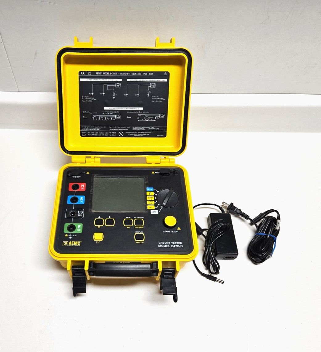 AEMC 6470-B Multi-Function Ground Resistance Tester