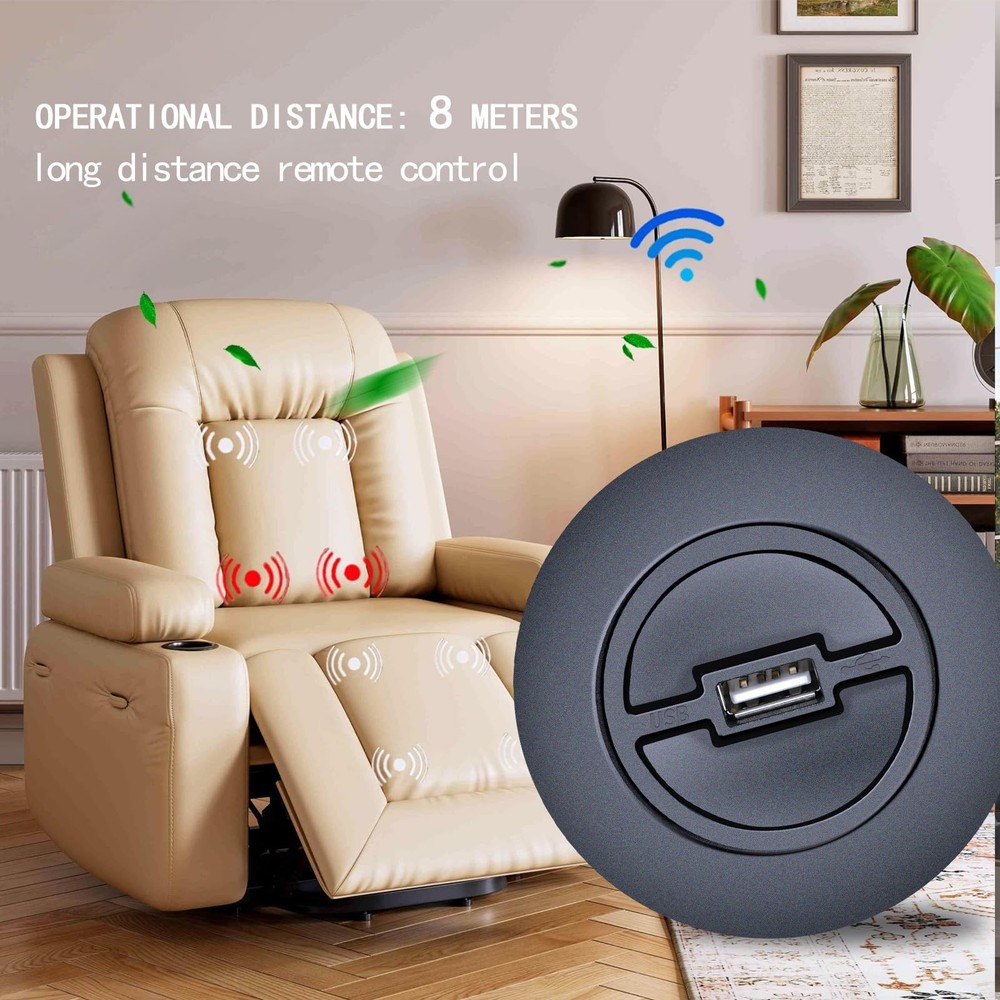 Recliner Switch Replacement, 2 Button Remote Hand Control Handset Within 90 D...