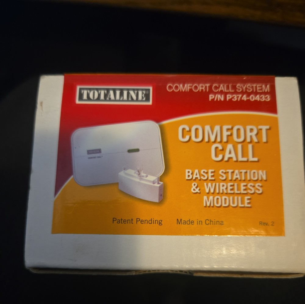 TOTALINE P374-0433 COMFORT CALL SYSTEM BASE STATION AND WIRELESS MODULE