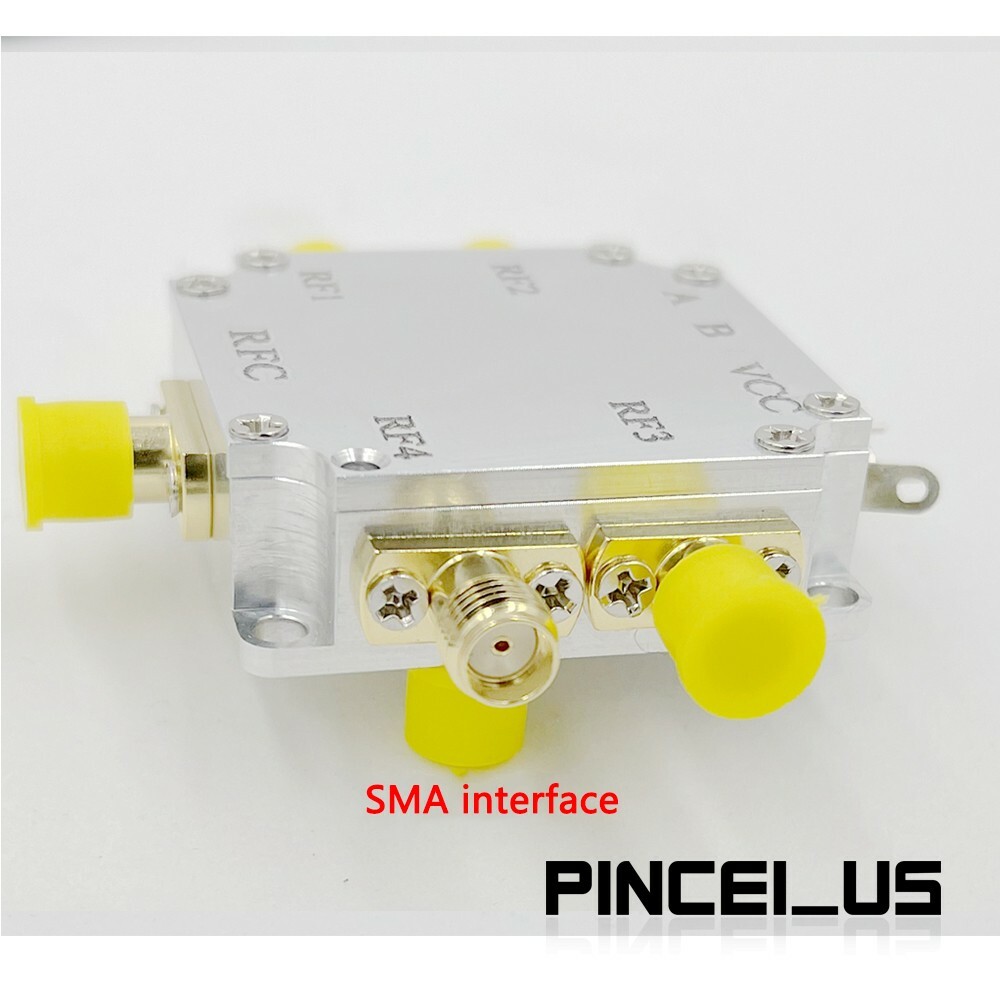 10MHz-6GHz SP4T Switch Electronic RF Switch High Isolation Low Insertion Loss