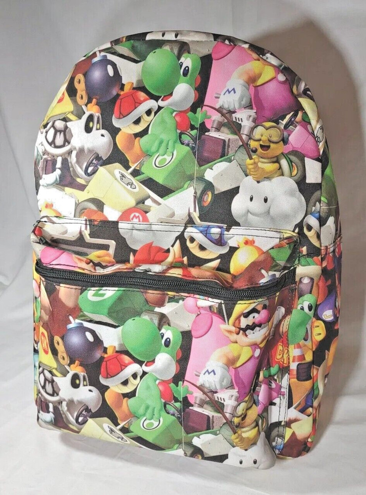 NINTENDO SUPER MARIO BACK PACK  ZIPPERED POUCH