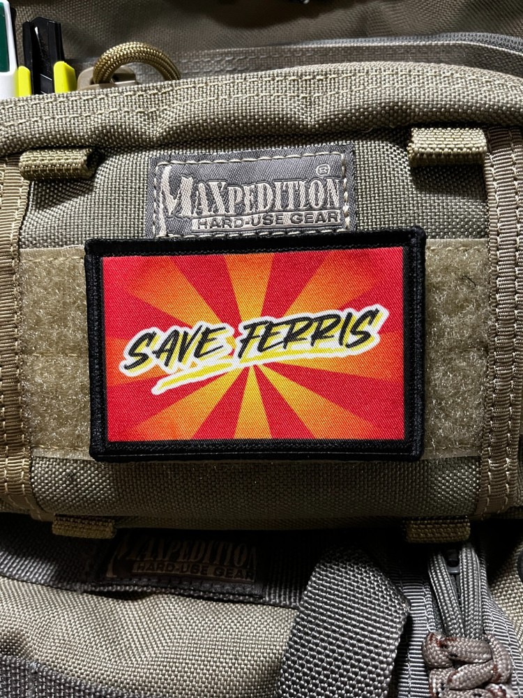 Save Ferris Morale Patch Military Tactical Bible