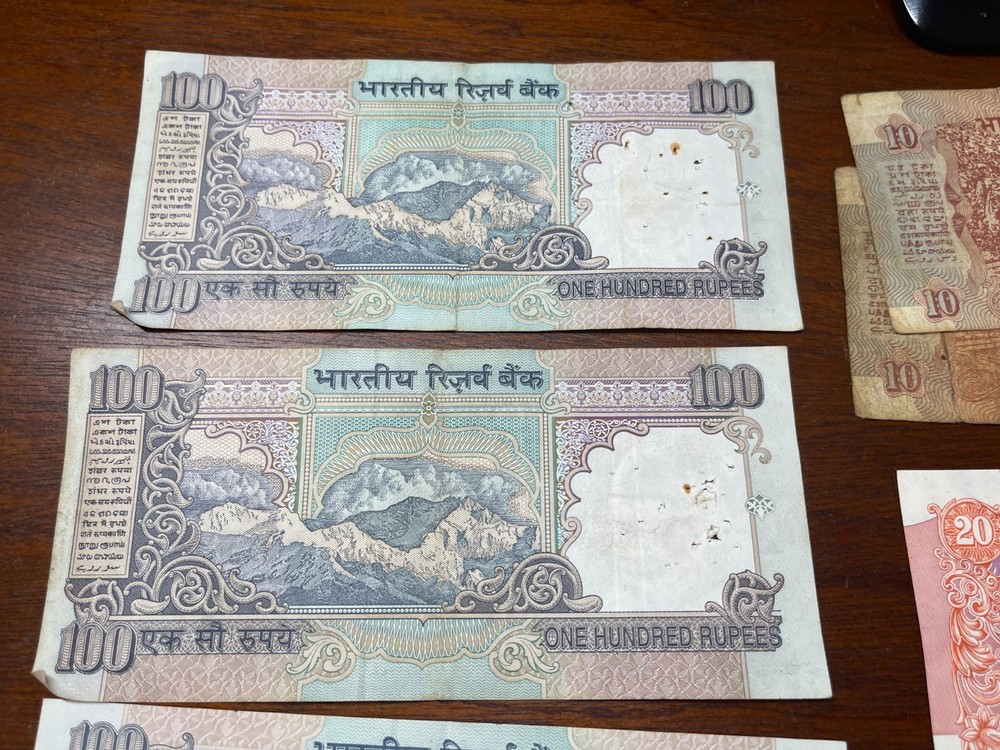 Assorted India Banknotes lot