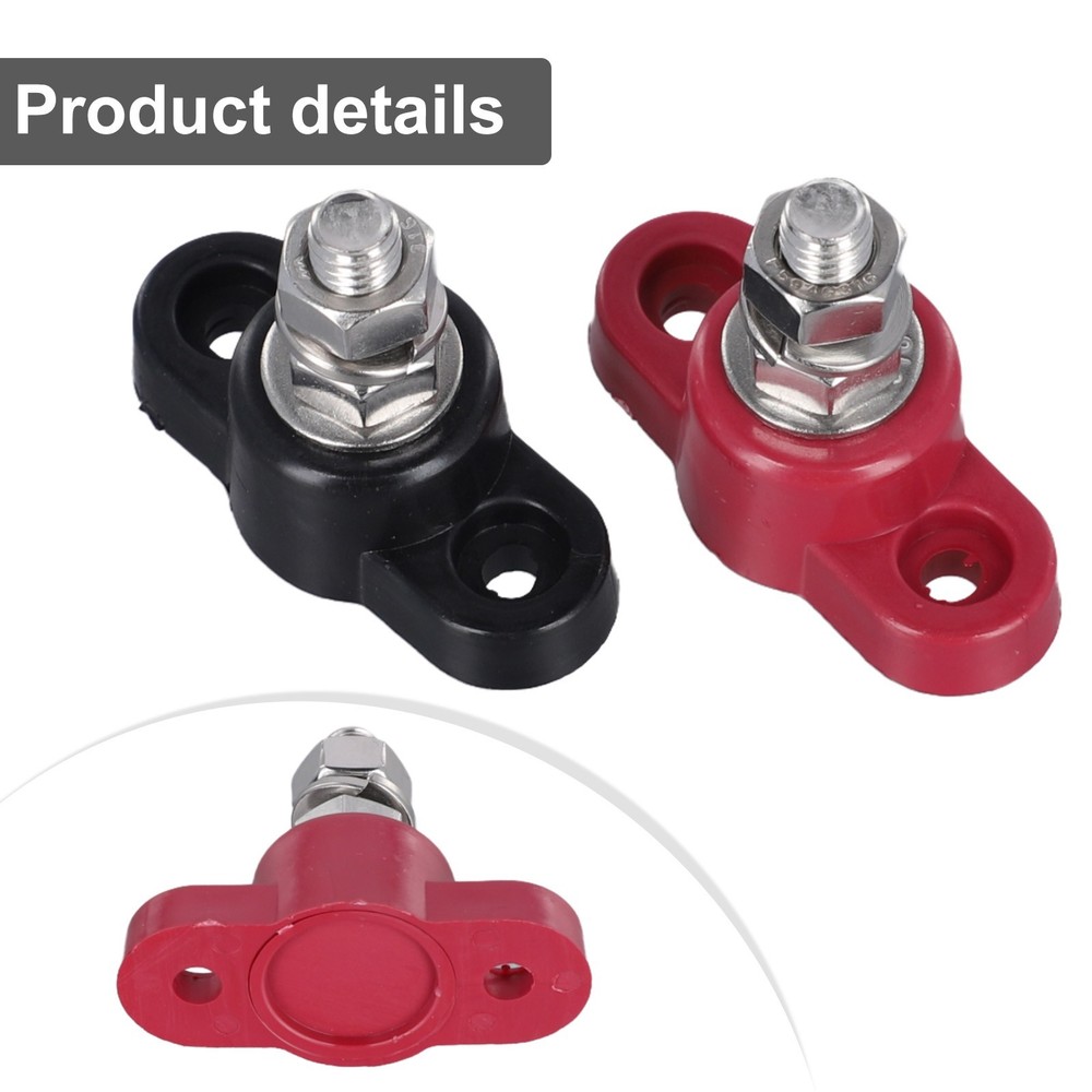 Insulated Battery Terminals 2 Pack Junction Post for Electrical Purposes