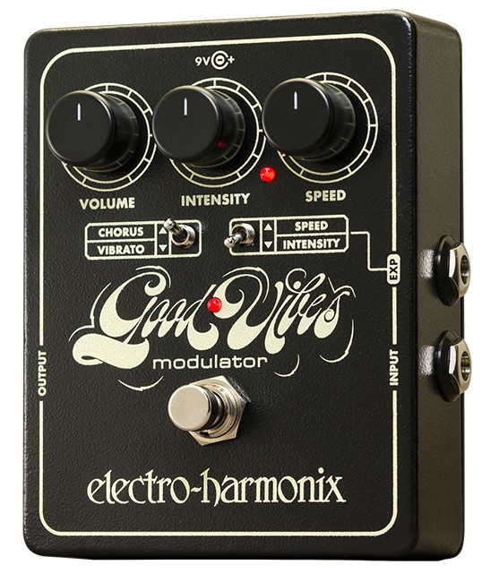 EHX Electro-Harmonix Good Vibes Modulator Effects Pedal