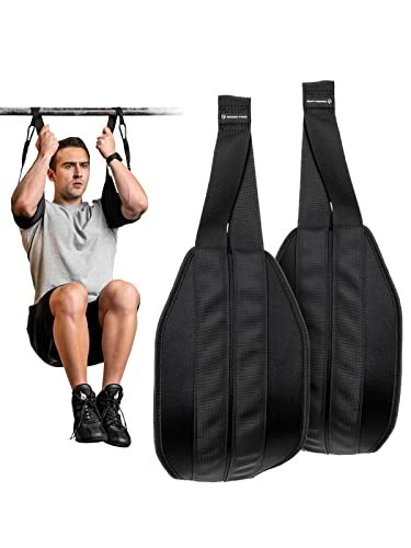 Hanging Ab Straps 2 Pack - Pull Up Straps, Ab Sling for Core Workout & Strength