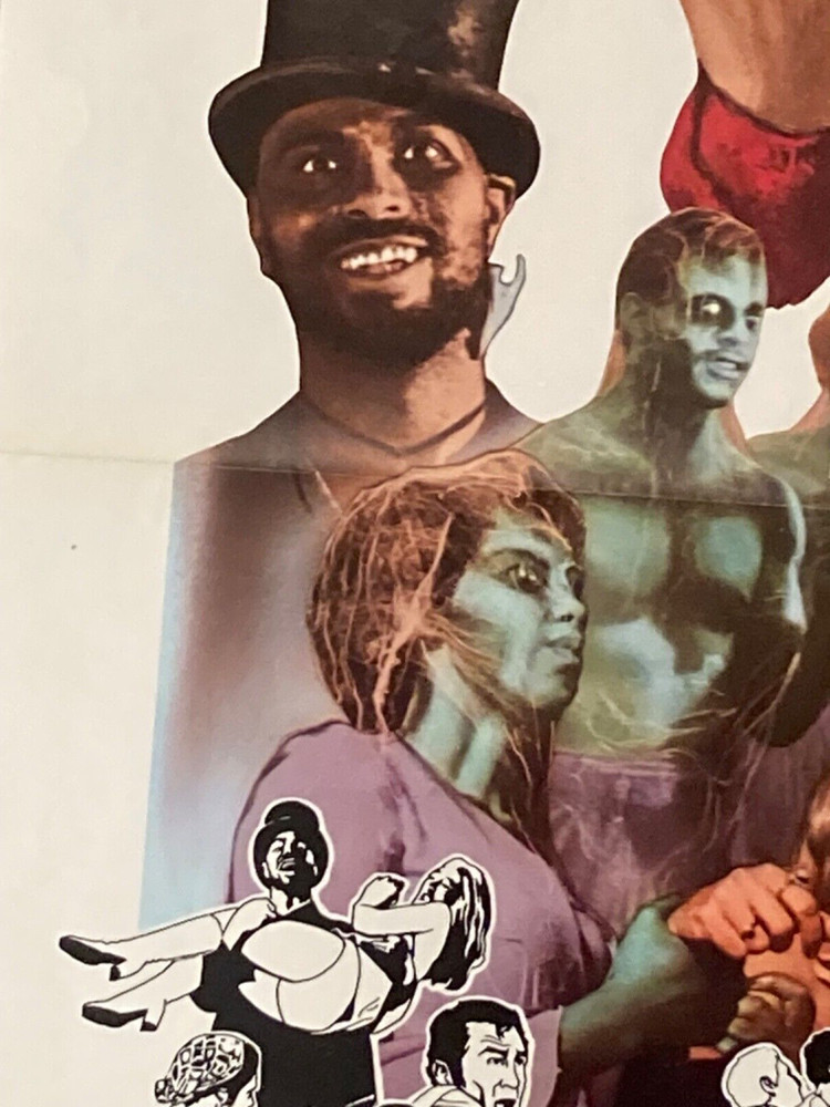 Sugar Hill 1974 One Sheet Movie Poster Zombie Hit Men Blaxploitation Zombies