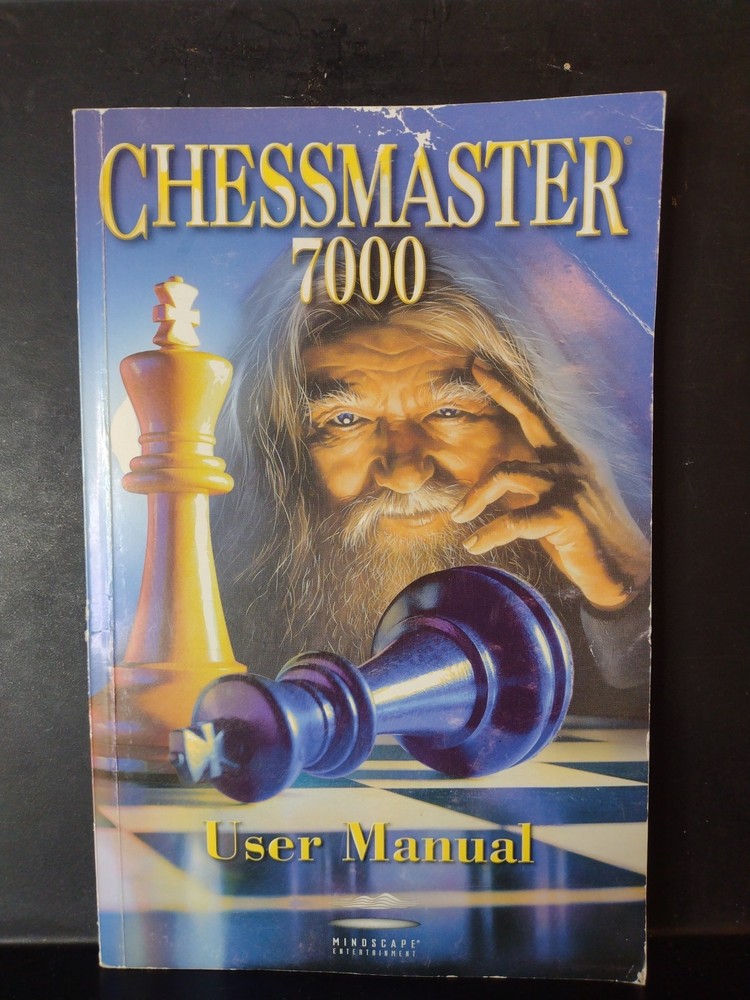 Chessmaster 7000  User Manual  for Chess Program Very Good Condition