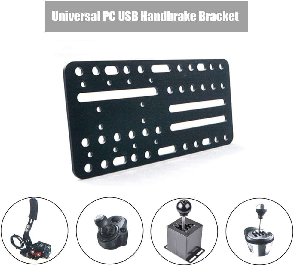 Universal Mount Bracket Plate for USB Handbrake,Suitable Black