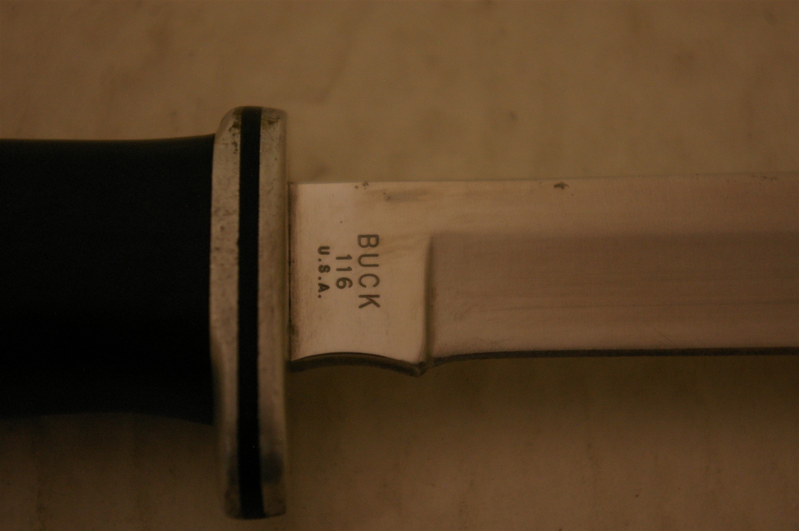 Buck 116 Caper Fixed Blade Knife Used USA Free Shipping