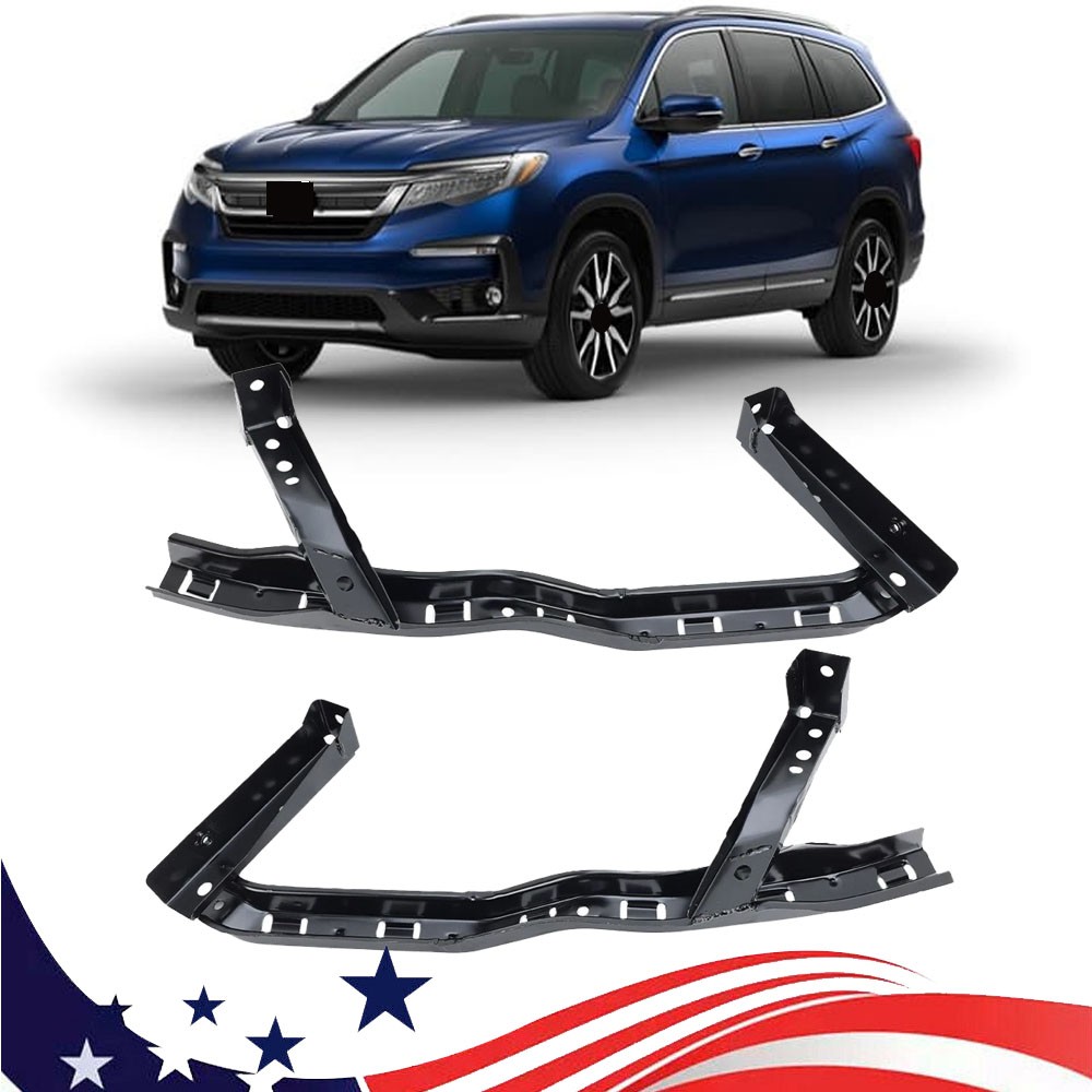 For Honda Pilot 2016-22 Right Left Front Headlight Bumper Support Brackets Pair
