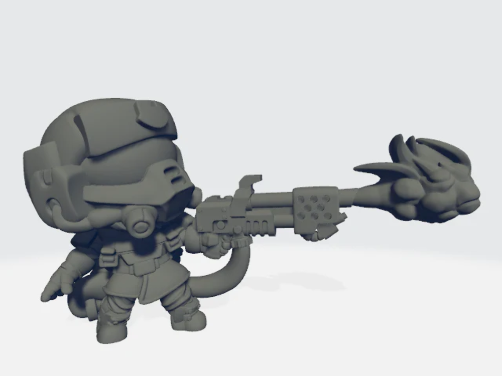 Grimdark Cuteness - BBQ Squad