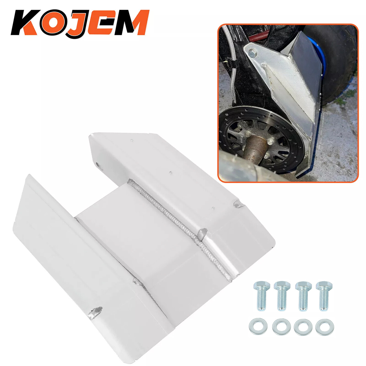 Swing Arm Skid Plate Guard Aluminium For Yamaha Warrior 350 ATV 1987-2004