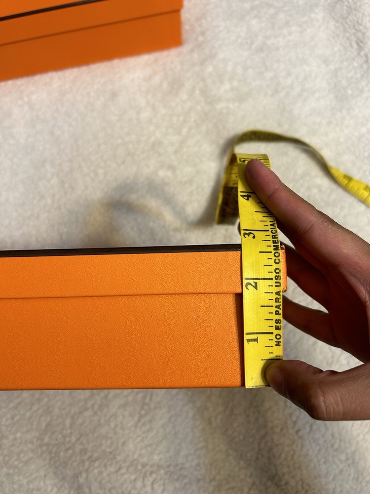 Authentic Hermès Empty Orange Gift Box Set (3 Boxes)