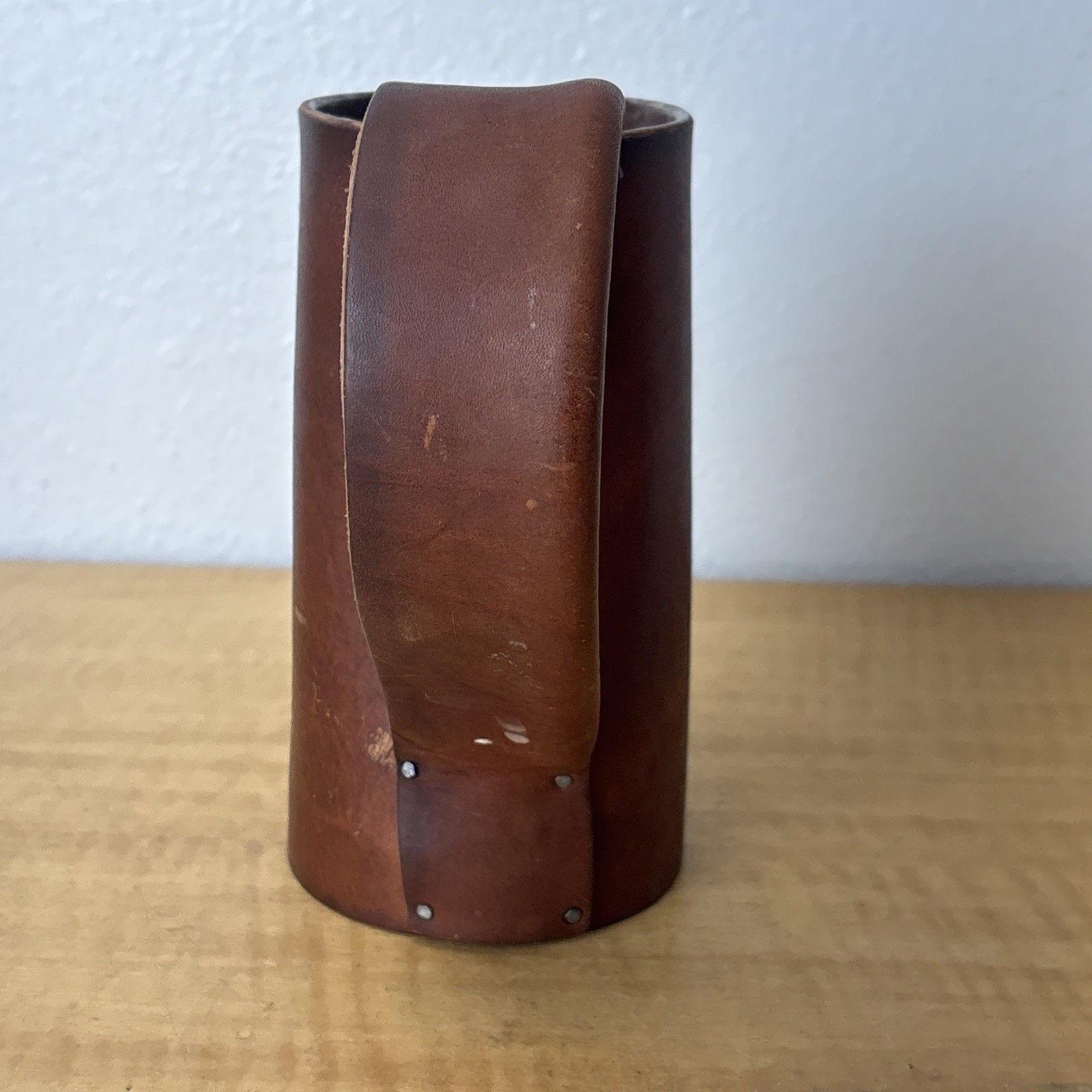 D&U Leather and Wood Medieval Mug Stein LOTR