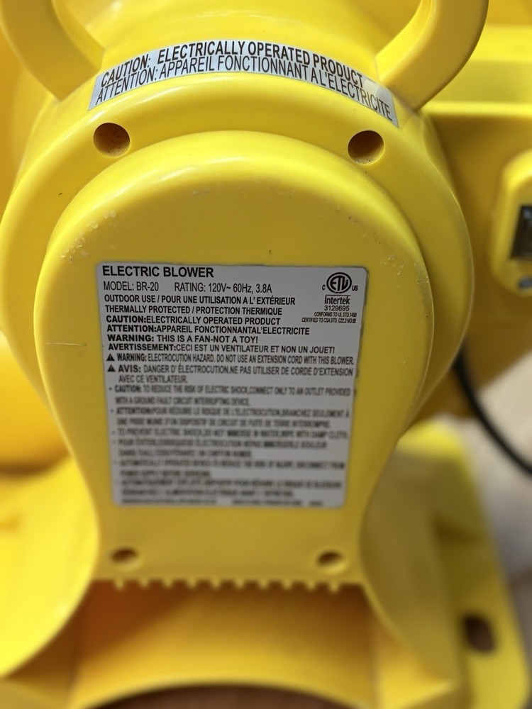 Intertek Electric Blower Model BR-20 120V- GOOD CONDITION