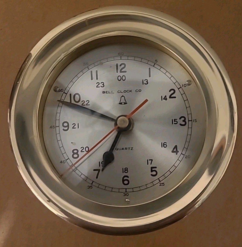 NAUTICAL CLOCK AND BAROMETER