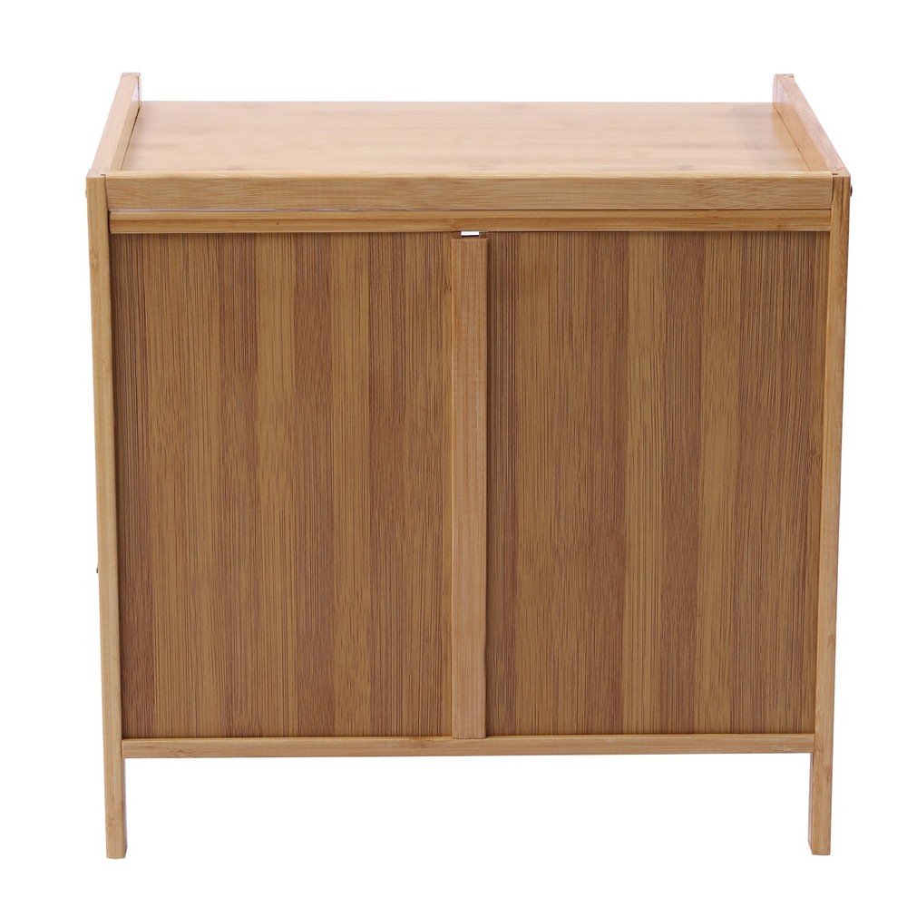 Bedside Table, Sofa Side Table, Wood Color Bedside Cabinet with Drawer