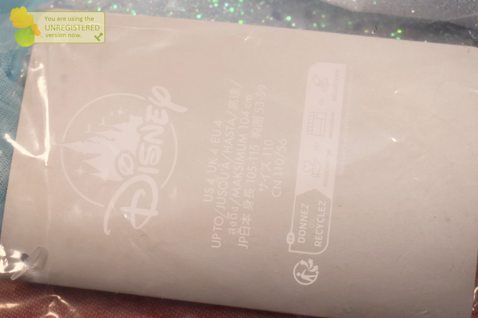 Disney store Disney Frozen 2 Elsa Kids' Dress Girls Costume- Size 4*