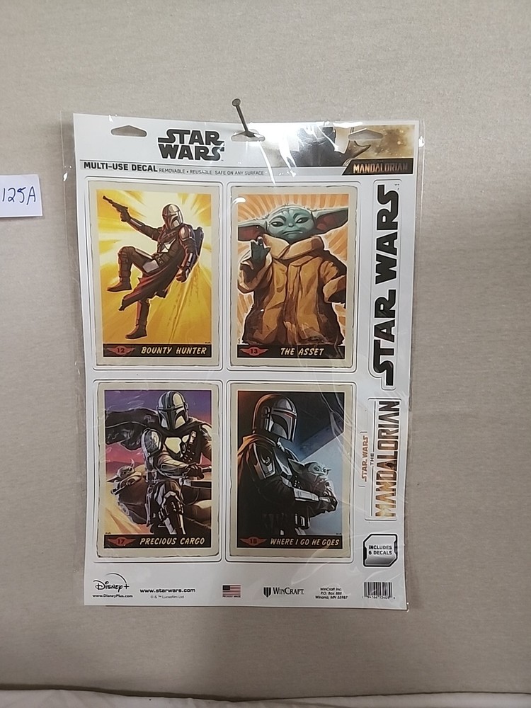Star Wars Multi-Use Mandalorian Decals 6 Ct