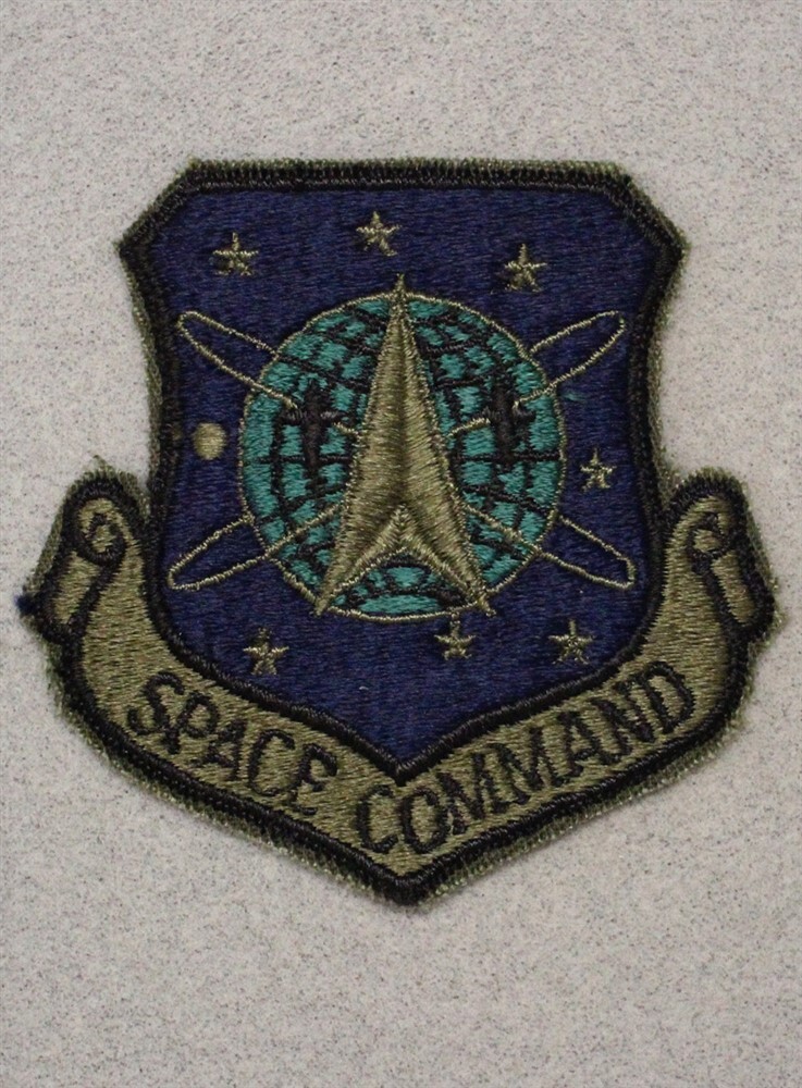 USAF Air Force Patch 069: Space Command, subdued - 3"