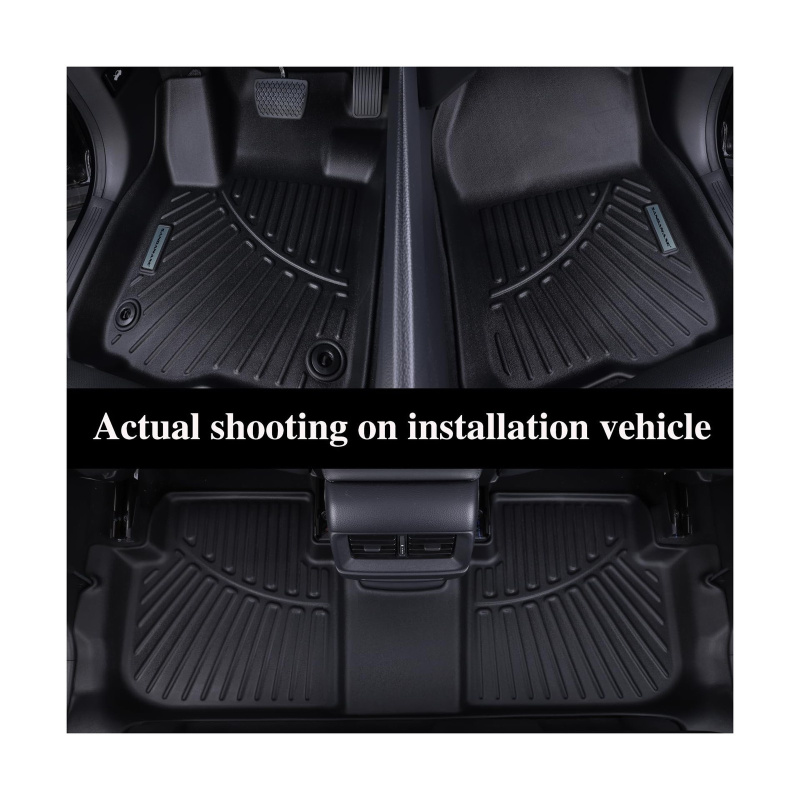 Floor Mats & Trunk Mats for 2011-2017 Honda Odyssey, TPE All Weather Protecti...