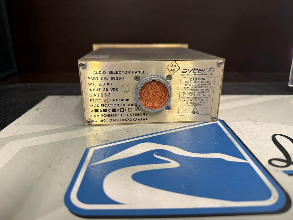 Audio Selector Panel 5636-1 Removed Working