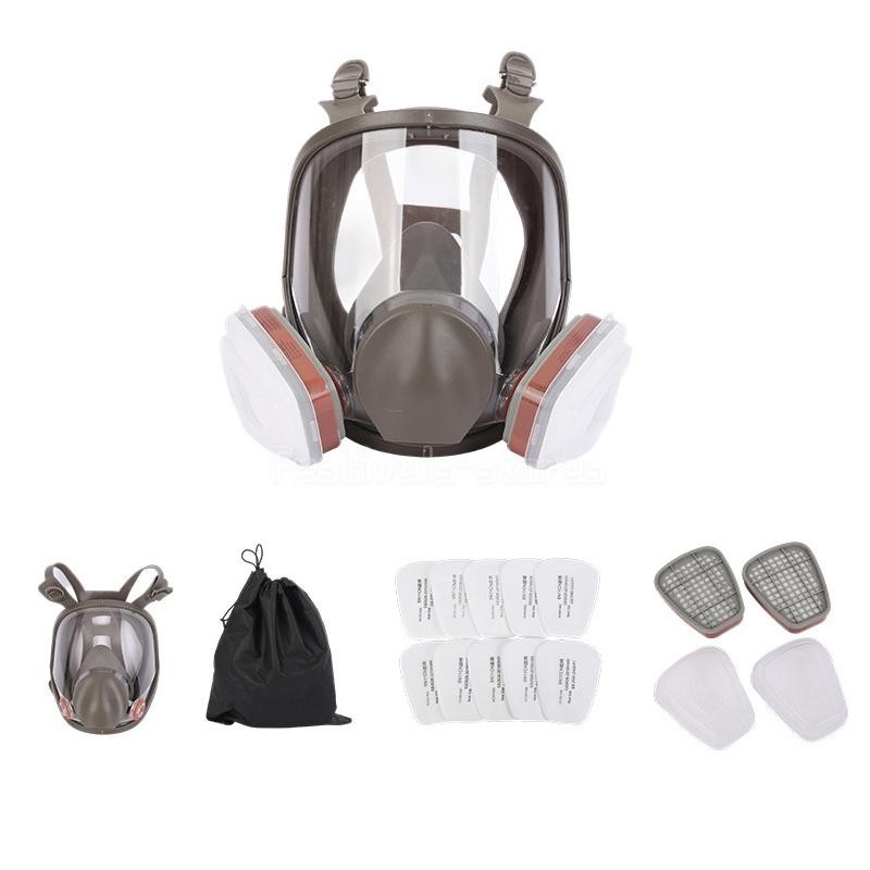 US Full Face Gas Mask Painting Spraying Respirator w/Filters for 6800 Facepiece