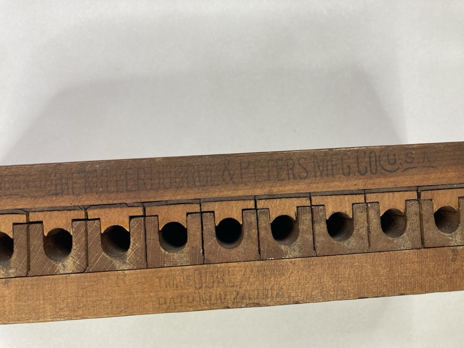 VINTAGE Antique The Miller Dubrul & Peters MFG Co Wooden 10 Cigar Mold Press