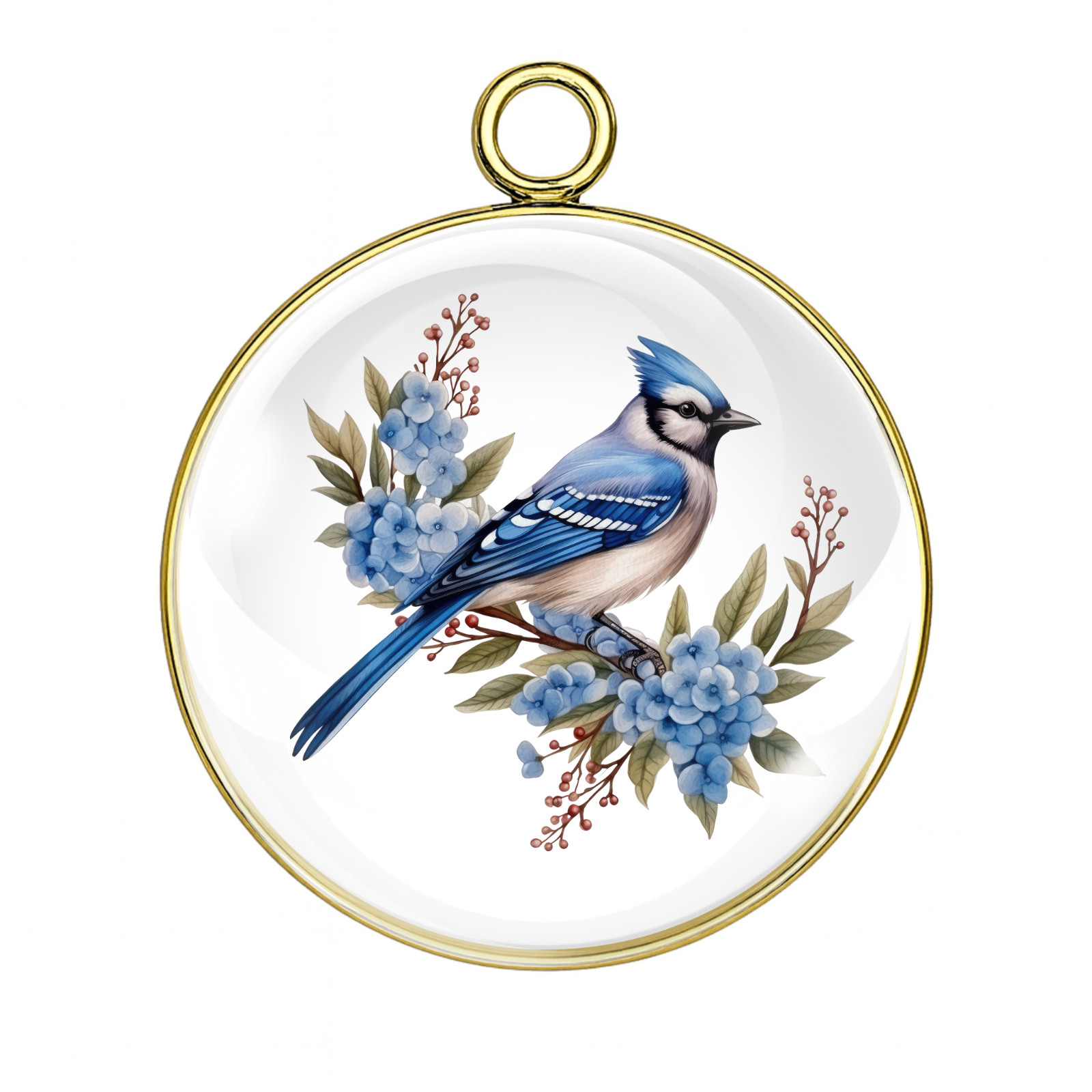 Blue Jay Charms for Jewelry Making