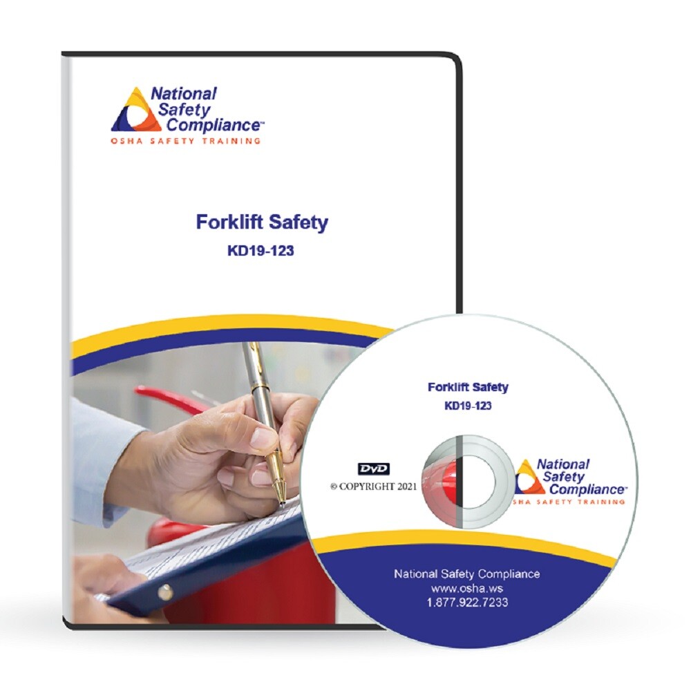 Forklift Operator Safety Training DVD Kit W/Employee Quiz, Certificate, and More