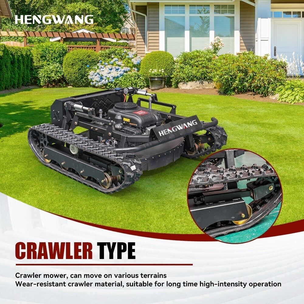 Remote Control Gasoline Lawn Mower All Terrain Outdoor Off-Road Reclamation