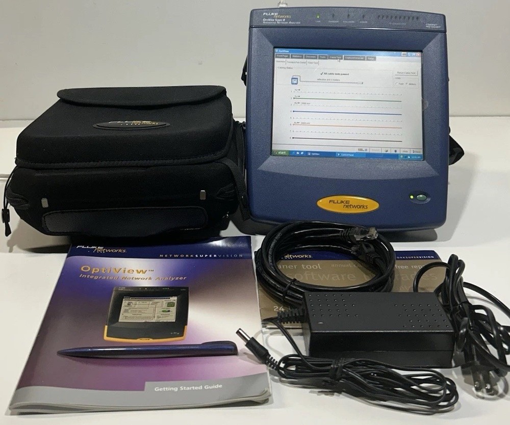 Fluke Network Optiview Series II Integrated Network Analyzer Excellent Condition