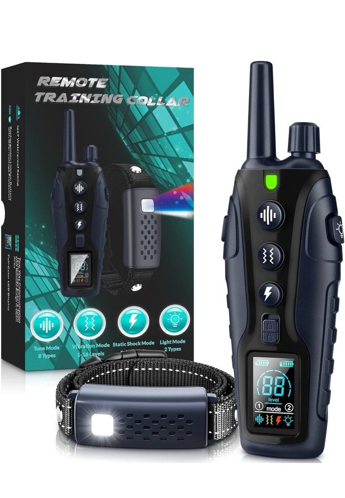 Remote Training Collar, Water Proof, & Rechargeable (READ DESCRIPTION) -B2
