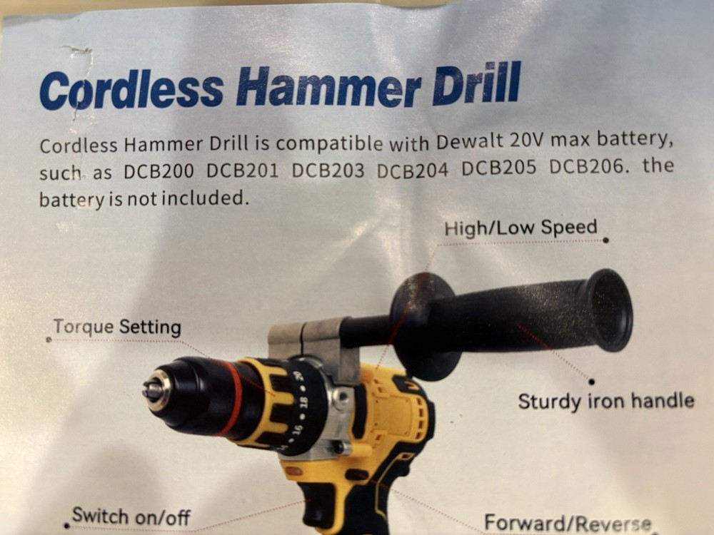 Alrigon Brushless Cordless Hammer Drill/Driver (Tool only)