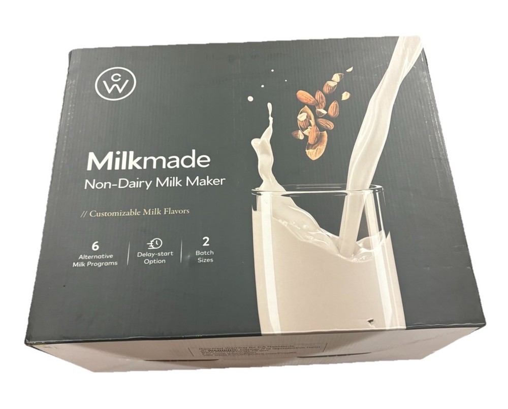 New Open Box ChefWave Milkmade Non Dairy Milk Maker 6 Programs Auto Clean