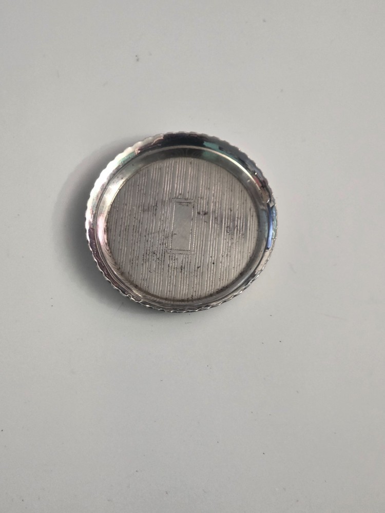 Silver Plated Trinket Tray 3in