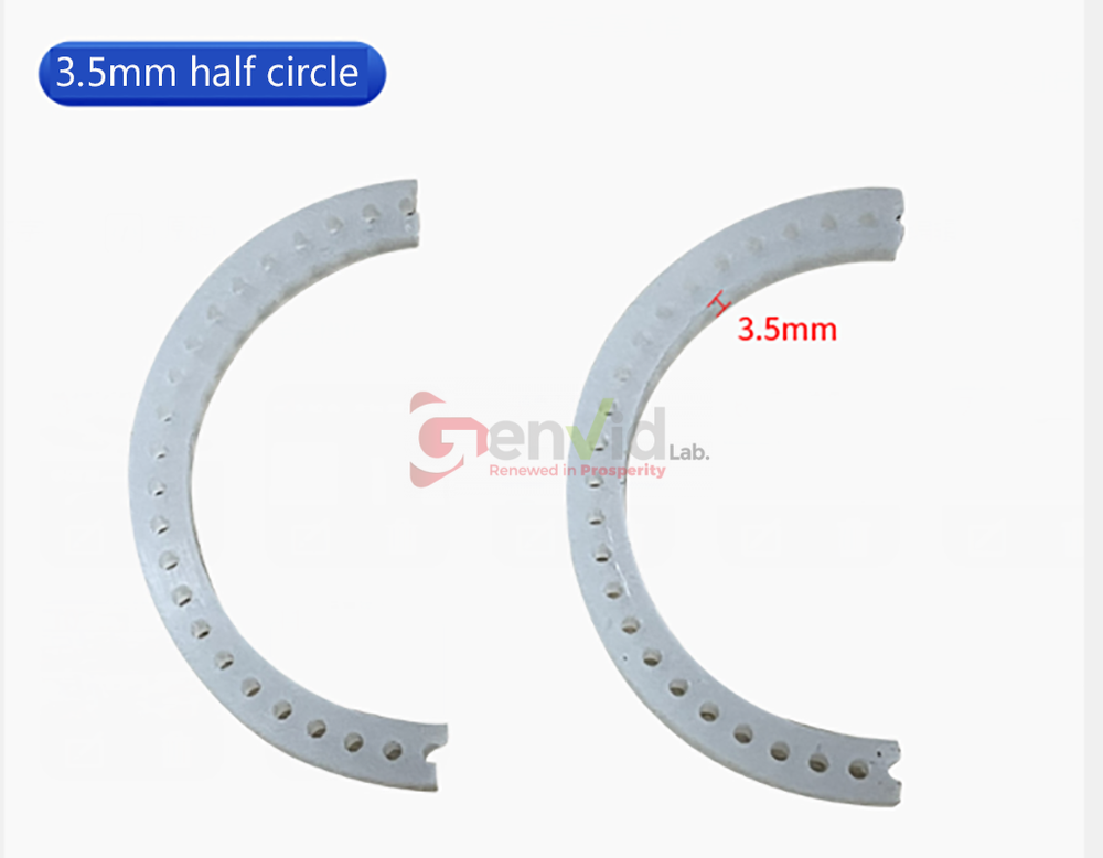 Hot Ink Coding Machine Silicone Ring Character Letters Frame Holder Block Strip