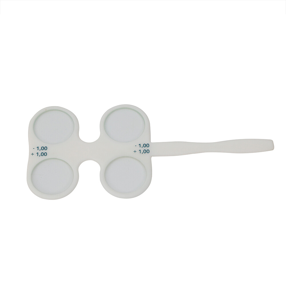 White Optical Flipper Optometry Plastic Flip for Lens Confirmation Test Tools