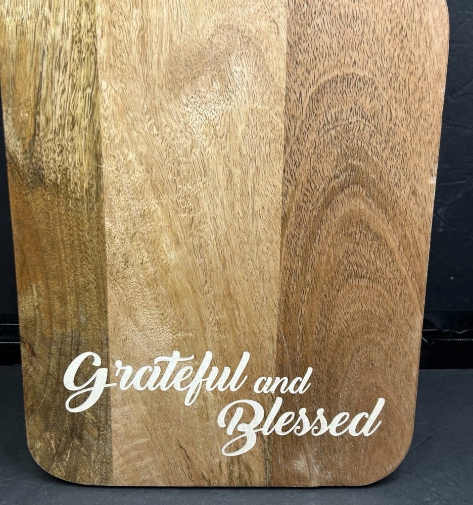 Kitchen Decor Cutting Board “Grateful And Blessed”