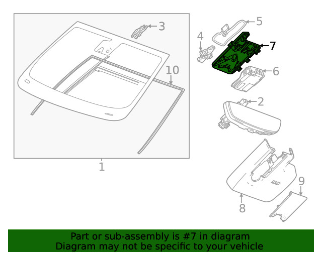 Genuine GM Multifunction Relay Module Bracket 42483721
