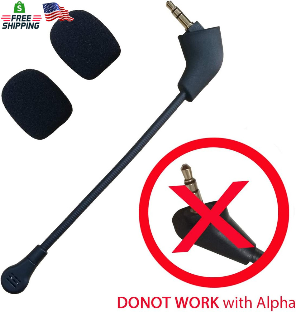 Replacement Microphone for Hyperx Cloud, Cloud X/Ii,Hyperx Silver Noise Cancelli