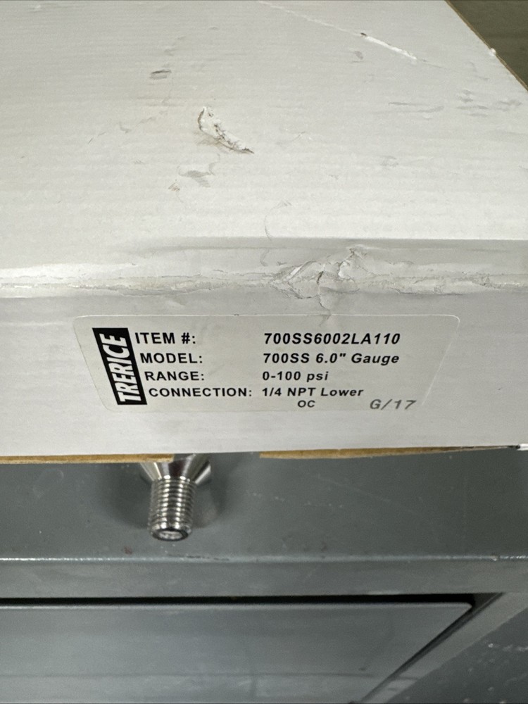 Trerice Thermometer 0-100PSI #700SS6002LA110