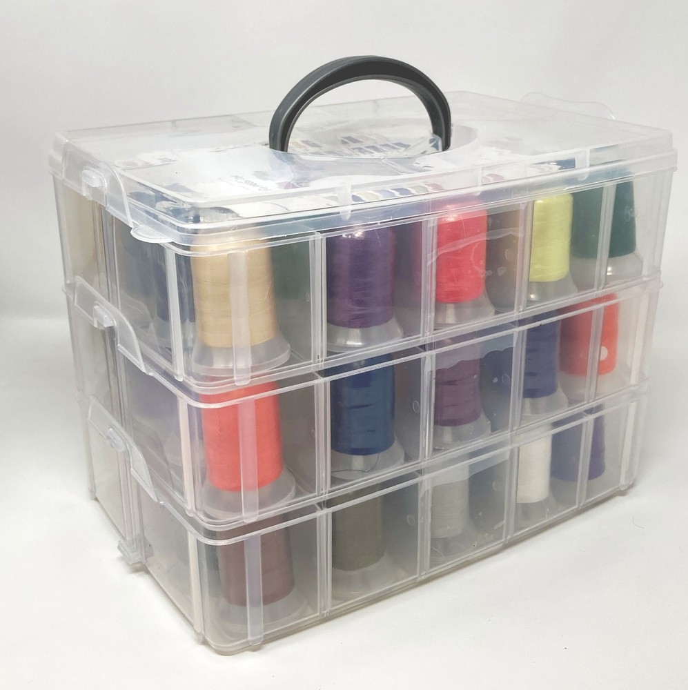 Embroidex 60 Spools Polyester Embroidery Machine Thread  in Case