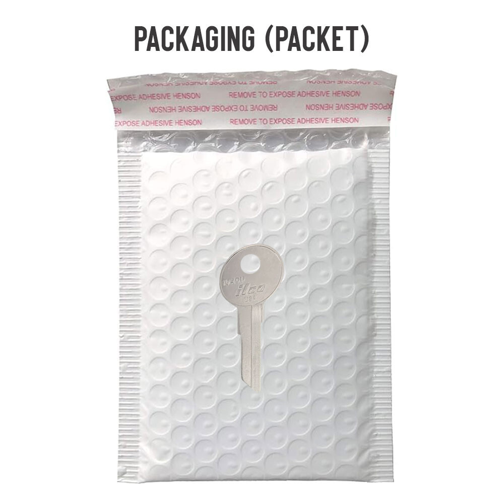 1040U Key Blank – Nickel