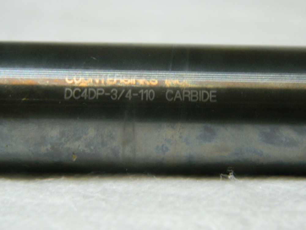 Countersinks Inc. Double End Countersink 3/4" 4F Carbide DC4DP-3/4-110